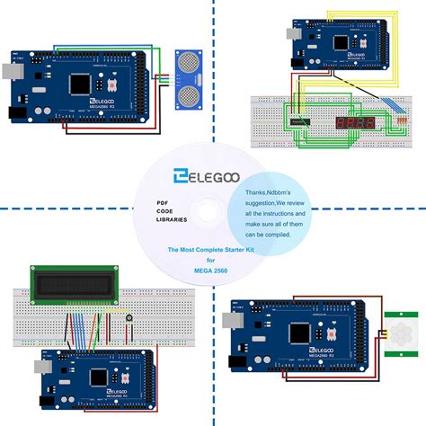 elegoo mega 2560 code.